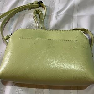 New yellow shoulder bag
